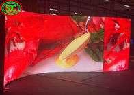 구부려지는 SMD LED 스크린 3.91mm 화소 피치 25 와트 쉬운 임명 광고