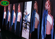 벽 커튼 유리제 Epistar 칩 P5 투명한 발광 다이오드 표시 스크린