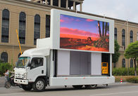 주도하는 디스플레이 led 트레일러 동영상 패널을 광고하는 P6 밴 야외 모바일 트럭