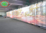 광고를 위한 수퍼마켓 투명 유리 LED 디스플레이 1R1G1B G3.91-7.8125