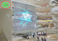 조정할 수 있는 밝기 투명한 LED 제품 실내 P3.91-7.8125  투명한 주도하는 화면