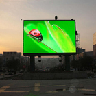 미디어 광고 고정 설치 7500cd 높은 밝은 Nationstar SMD2727 P6 야외 풀 컬러 곡선 led 스크린