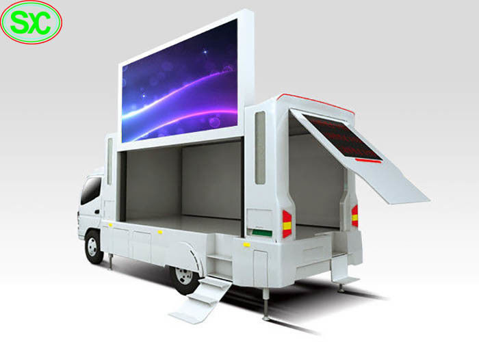광고를 위한 1개의 이동할 수 있는 트럭 발광 다이오드 표시 P6 옥외 디지털 방식으로 게시판에 대하여 RGB 3