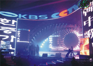HD 풀 컬러 P4 커브드 대형 LED 비디오 벽 실내 LED 디스플레이 임대 화면
