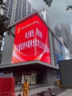 P10 LED 빌보드 비디오 960X960MM 디스플레이 화면 10 밀리미터 LED 아드베르티싱 모듈 패널은 화면을 드러냅니다