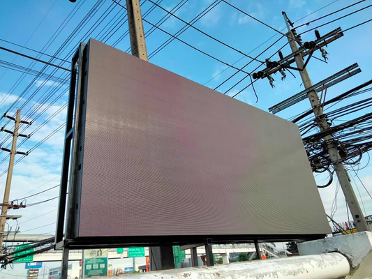 P10 LED 빌보드 비디오 960X960MM 디스플레이 화면 10 밀리미터 LED 아드베르티싱 모듈 패널은 화면을 드러냅니다