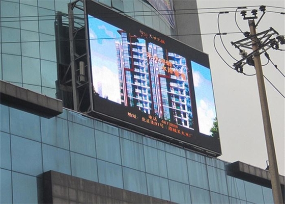 P6 야외 전색 LED 디스플레이 화면 에너지 절감 광고 게시판