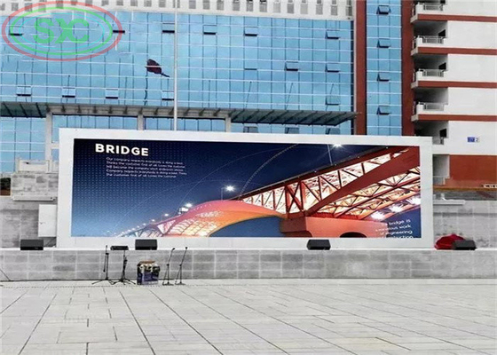 비동기식 소프트웨어 시스템으로 원격 제어 야외 P10 led 벽 마운트 지원