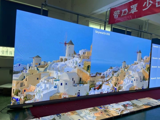 P1.875 실내 거대 LED 디스플레이 284440 점 / 평방 미터 캐비닛 크기 480x480mm 광고
