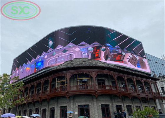 조정 각도 야외 거대 LED 광고판 도시 중심에 LED 패널을 사용자 정의