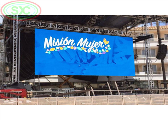 힐링 시리즈 야외 LED 디스플레이 P6 임대 LED 표지판 축구 경기를 재생