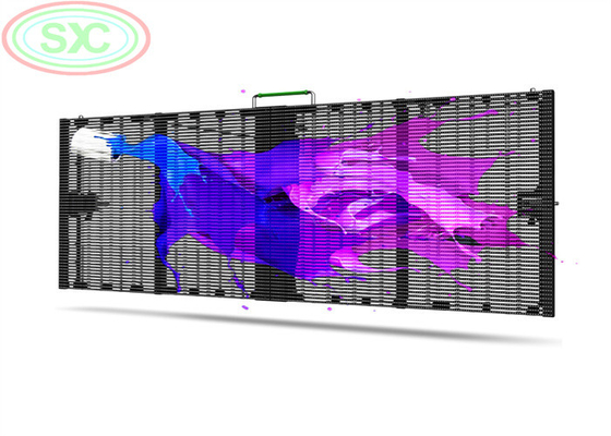 투명한 화면 HD HQ 1R1G1B 4.81mm LED 화면 디지털 사이니지 브래킷