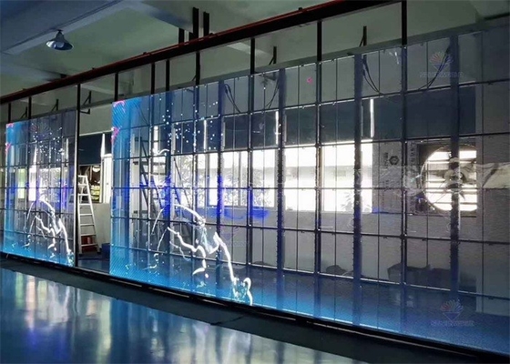 웨이퍼 칩 투명 LED 화면, 실내 투명 LED 디스플레이
