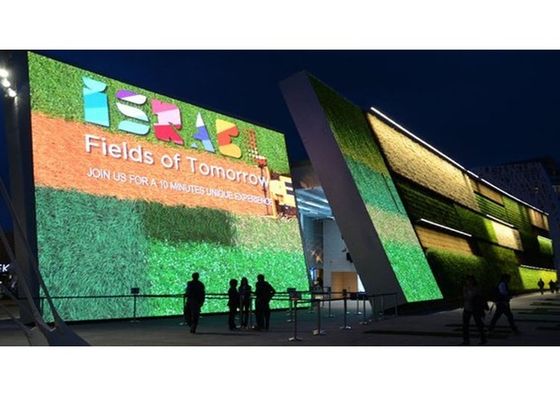 좋은 가격 풀 컬러 P10 아웃도어 LED 패널 5000cd/M2 밝기 10mm 픽셀 피치 온라인으로