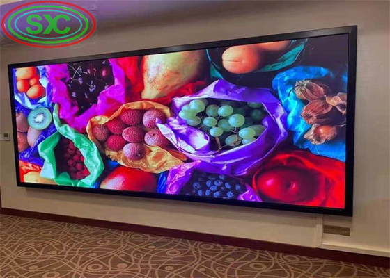 실내 P6 LED 디스플레이 철강 캐비닛 LED 패널 4k 고해상도 LED 화면
