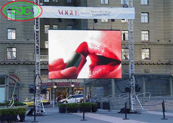 SMD2727 야외 풀 컬러 고 밝기 LED 다이 캐스트 알루미늄 1R1G1B