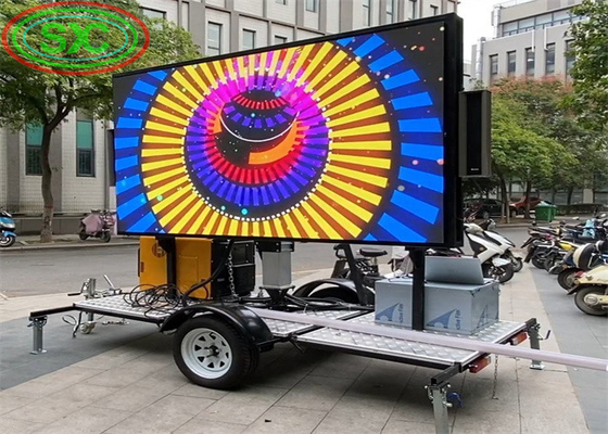 카비나 화면 LED 메시지 보드 P3.91 풀 컬러 생생한 화면 IP65 1/8 스캔 모드
