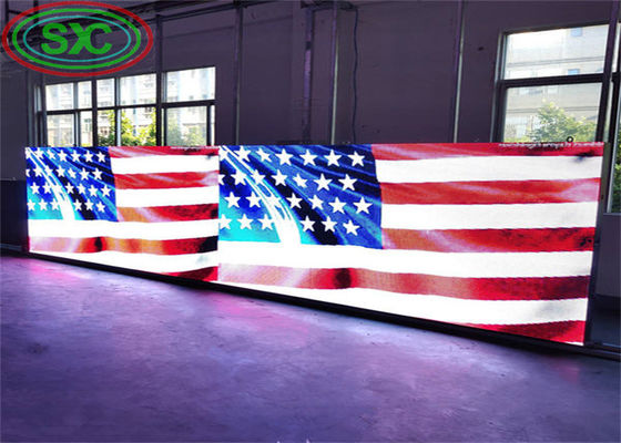 안정적이고 내구성 있는 100000시간 MTBF 1920Hz 갱신 속도와 함께 실내 풀 컬러 LED 디스플레이