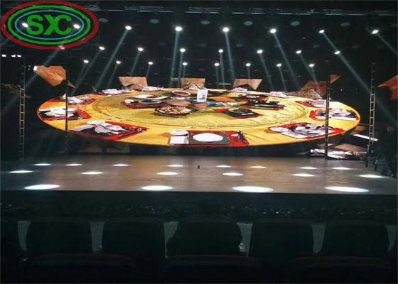 안정적이고 내구성 있는 100000시간 MTBF 1920Hz 갱신 속도와 함께 실내 풀 컬러 LED 디스플레이