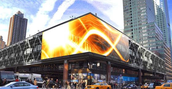 옥외 벽 COB P0.9 LED 스크린 IP65 Nationstar 다이오드, Meanwell 전원 공급 장치 800W / m²