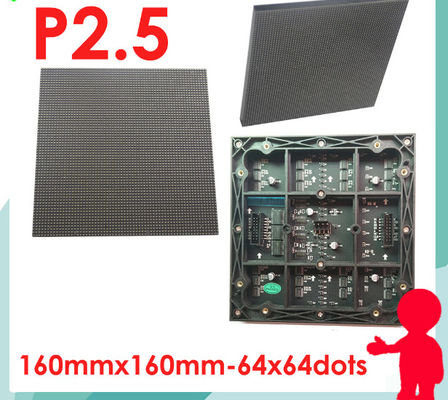 고휘도 P2.5 SMD LED 디스플레이 화면 3840Hz 640mm x 640mm 캐비닛 크기 P1.25 COB