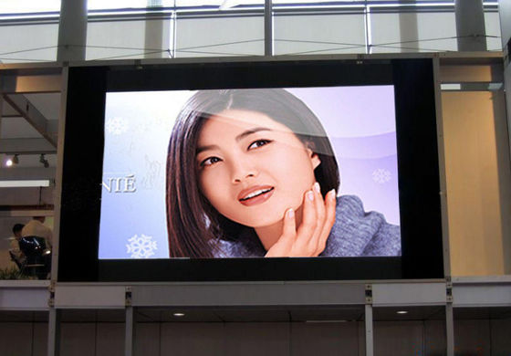 P10 옥외 LED 전광판 5000cd/m2 밝기 10mm 피치