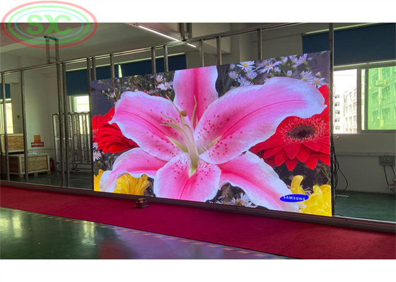 P3 야외 풀 컬러 LED 다이 캐스트 알루미늄 스크린 네이션 스타 LED 라이트 CE 로스 FCC 승인 캐비닛 크기 960mmx960mm