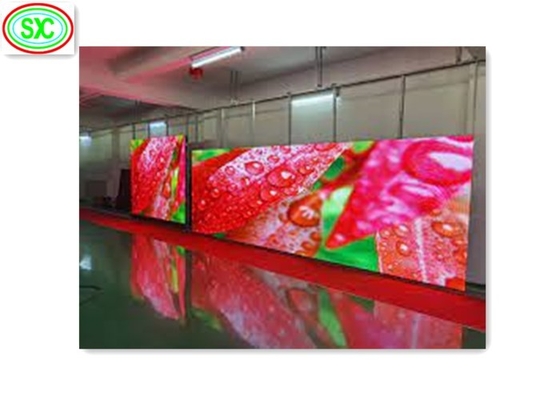 고화질 SMD LED 다이 캐스트 알루미늄 스크린 62500 점 / Sqm, 실내 LED TV 벽 임대