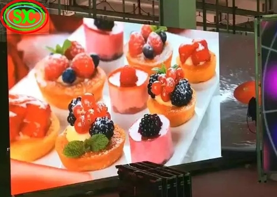 고해상도 실내 LED 스크린 다이 캐스트 알루미늄 장치 2500nits 슬림 캐비닛