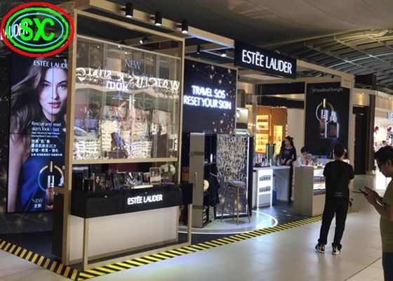 P3.91-P7.82 투명한 LED 화면 5000cd/m2 32768 픽셀 밀도