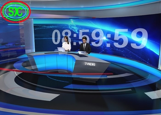 P4에 의하여 구부려지는 영상 벽 실내 풀 컬러 발광 다이오드 표시 임대 풀 컬러 LED 스크린
