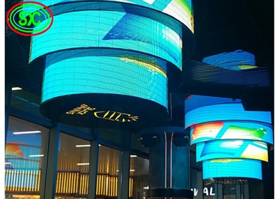 야외인 임대 주도하는 메쉬 탄력적인 커튼 스크린 위의 P10  탄력적 주도하는 스크린