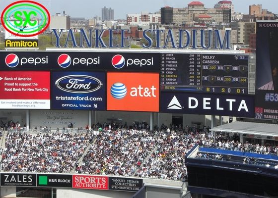 P5 옥외 LED 디스플레이 5mm 픽셀 피치 IP65 방수 경기장 스크린