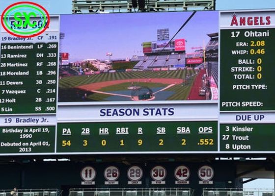 P10 다이캐스팅 스포츠 농구 축구 경기장 주변 광고 LED 디스플레이 스크린