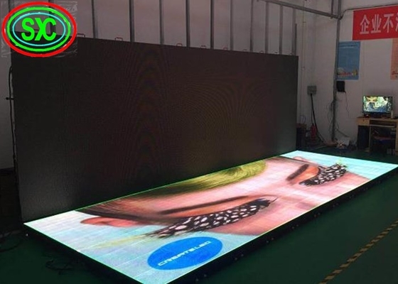 P4.81 실내 상호 작용하는 3D LED 영상 댄스 플로워 결혼식, 클럽 댄스 플로워