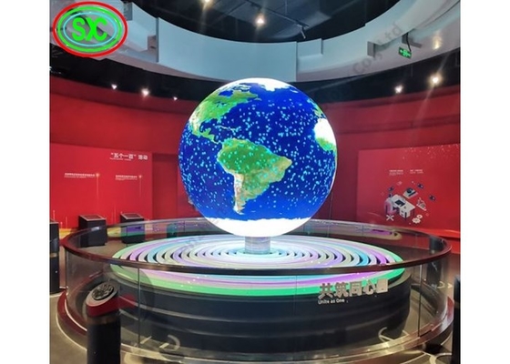 실내용 360° 풀 컬러 컬러 컬러 스피어 LED 디스플레이 스크린 빌딩 빌보드