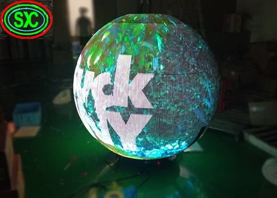 3.91mm 픽셀 피치 실내 360° 구형 LED 디스플레이 스크린