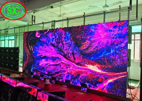 320*160mm LED 모듈 GOB LED 디스플레이 640*640MM 캐비닛 크기와 1500 비트의 높은 밝기