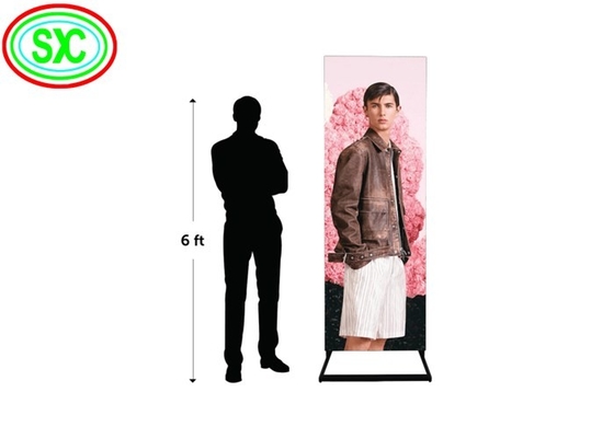 RGB 색깔 슈퍼마켓 호텔 대중음식점을 위한 실내 포스터 광고 진열대
