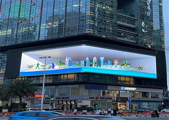 슈퍼마켓을 위해 설계된 야외 풀 컬러 LED 디스플레이 P2.6 패널, 고화질 콘텐츠 표시 및 운영 제공