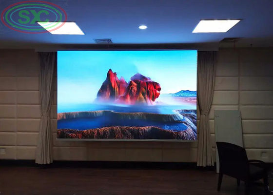 야외 실내 HD 무대 배경 슬림 LED 디스플레이 P3.9 임대 LED 비디오 벽