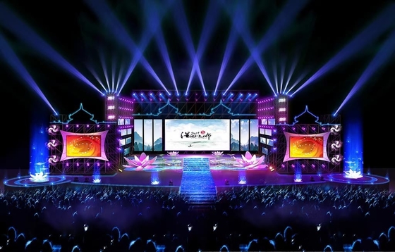 실내 광고 무대 LED 화면 HD 비디오 벽 P3 픽셀 고 밝기 패널