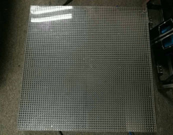 실내 P6.25 LED 댄스 플로어 인터랙티브 휴대용 3D 효과 25600 픽셀 휴대용 LED 댄스 플로어