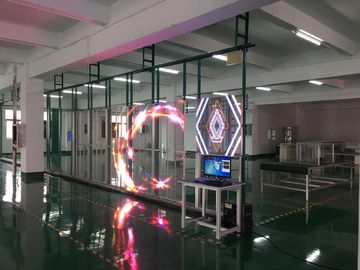 P2.5 투명한 유리 화면 풀 컬러, 3G WIFI 투명한 비디오 월 밝기 6000