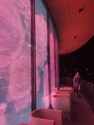 좋은 가격 P2.5 투명한 유리 화면 풀 컬러, 3G WIFI 투명한 비디오 월 밝기 6000 온라인으로
