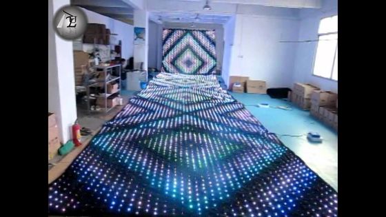 IP65 방수 LED 댄스 플로어 4.81mm 픽셀 43222도트/㎡