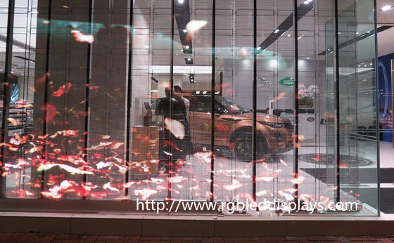 좋은 가격 실내외 투명 LED 스크린 P3.91-7.82mm 3000CD 밝기 온라인으로