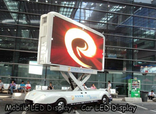 RGB 풀 컬러 LED 자동차 메시지 표지판
