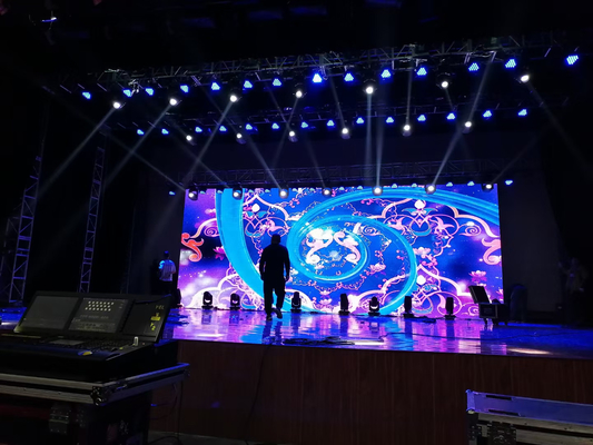 실내 고정 스테이지 P3 임대 LED 스크린 768mm X 768mm 2500 Nits