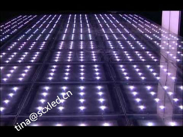 디스코 웨딩 파티용 휴대용 비디오 벽 댄스 바닥 패널 LED 스크린